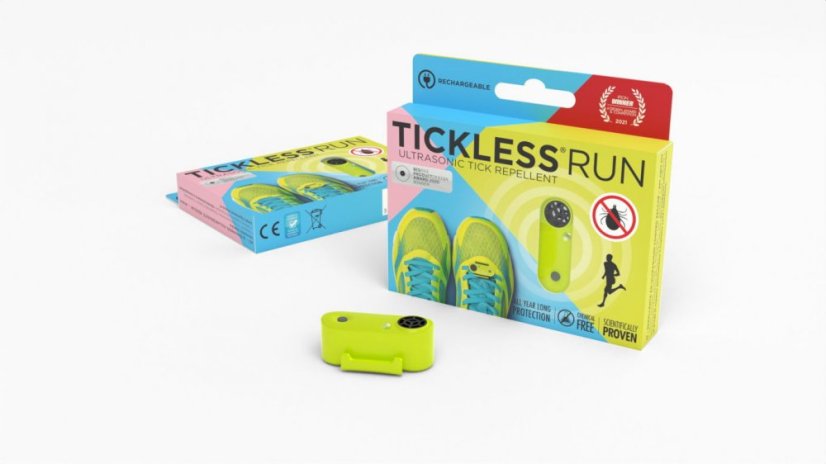 Tickless Ultrasonic Tick Repellent Run, Neon Yellow