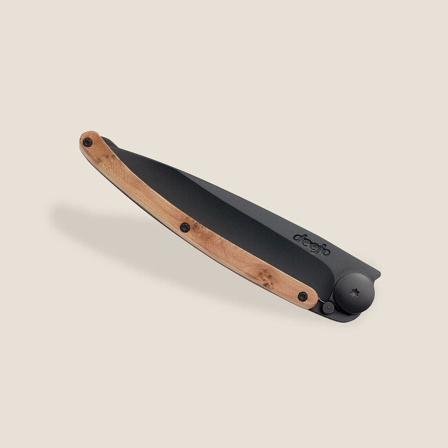 Deejo Folding Knife Juniper Wood