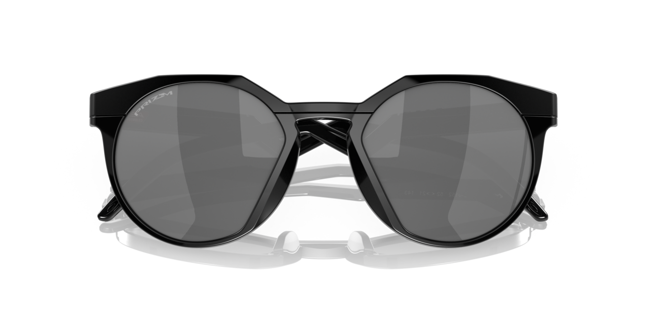 Oakley HSTN Sunglasses, Matte Black Frame, Prizm Black Lenses, 52