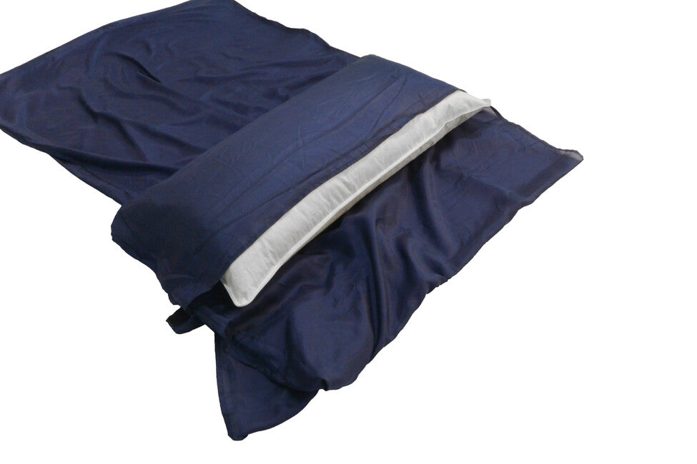Origin Outdoors Silk Sleeping Bag Liner Rectangular Royal Blue