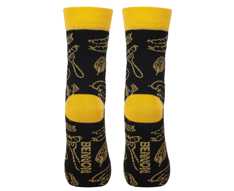 Bennon Bennonky Socks, Yellow/Black