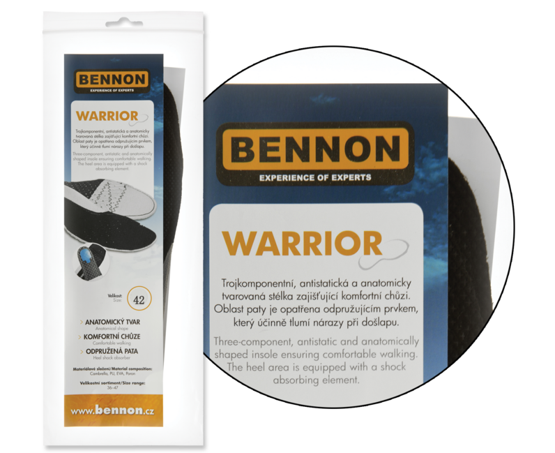 BENNON Warrior Anatomical Shoe Insoles