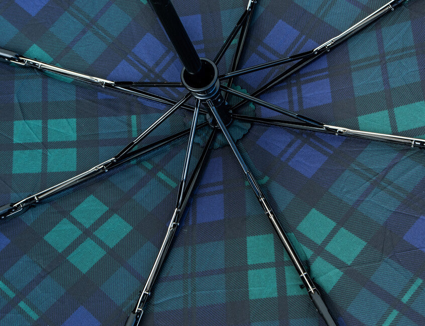 Origin Outdoors LED-Trek Compact Umbrella, Blue-Green