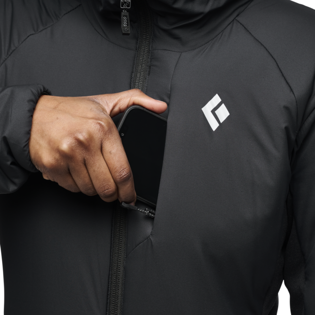 Black Diamond First Light Hybrid Women's Hoodie, Black