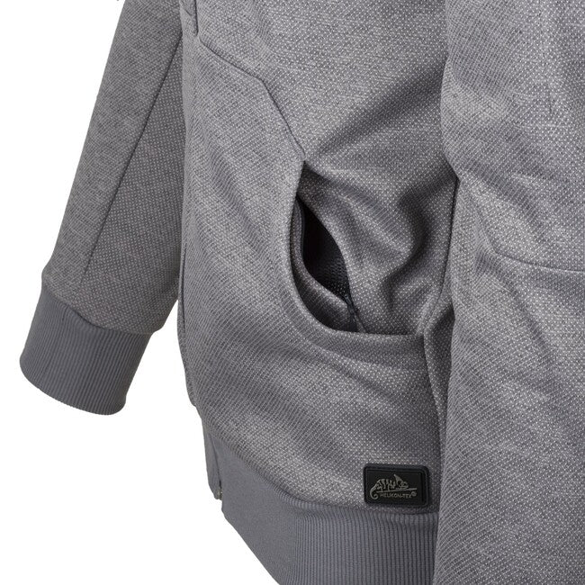 Helikon-Tex Urban Tactical Hoodie Full Zip, Melange Grey