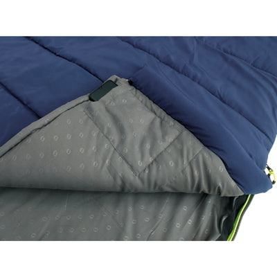 Outwell Contour Lux Double Sleeping Bag, Left Zip