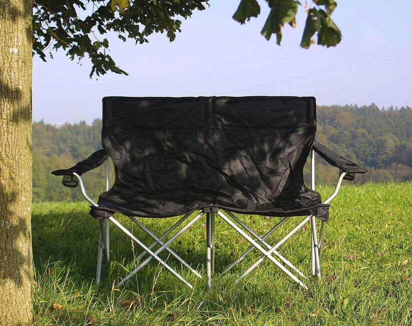 BasicNature Love Seat Travel Chair, Black