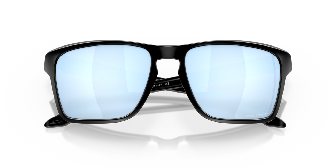 Oakley SYLAS Sunglasses, Matte Black Frame, Prizm Deep Water Polar 60