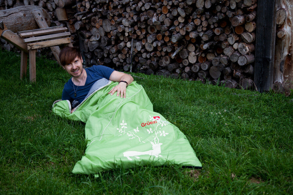 Grüezi-Bag Cloud Grüezi Sleeping Bag, Right-Hand Zip