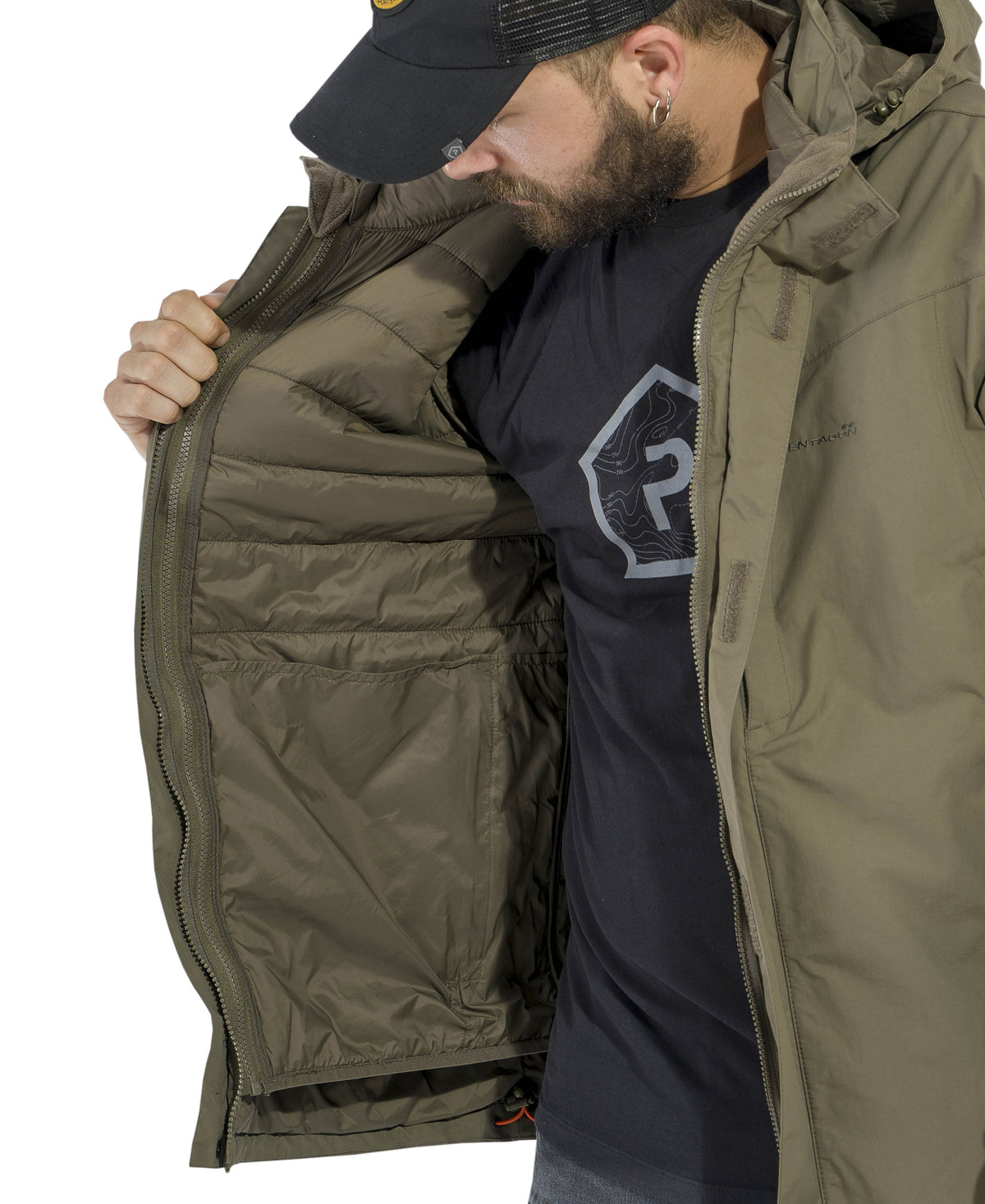 Pentagon Gen V 3.0 men's winter jacket, coyote