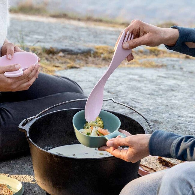 LIGHT MY FIRE Multifunctional Spork Large Serving, Cream