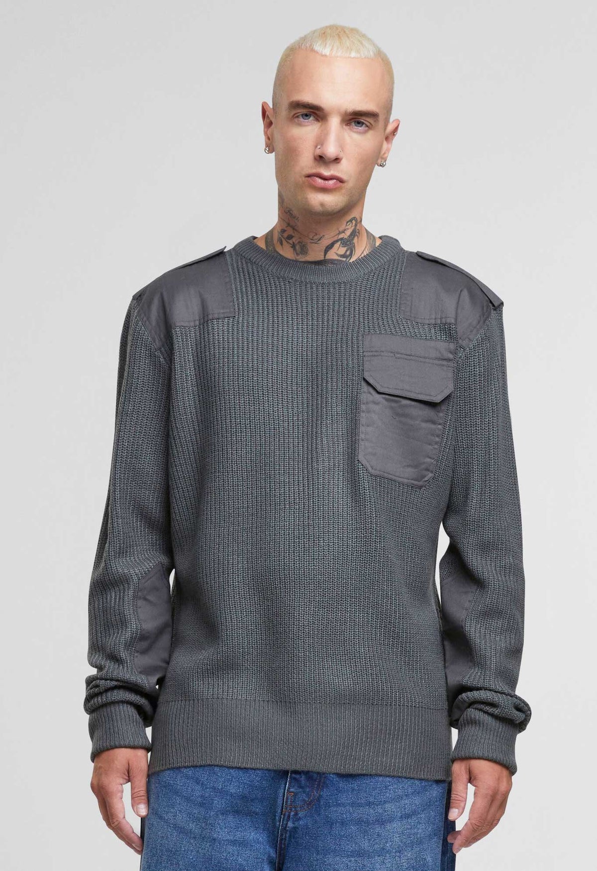 Brandit BW pulóver, anthracite