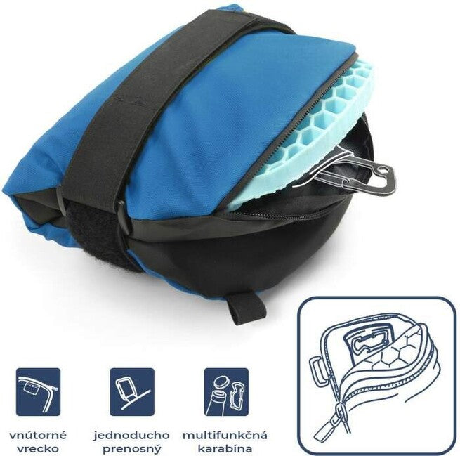 Mosh Kamper Outdoor Seat Pad, Blue/Black