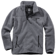 Brandit Teddyfleece Troyer Fleece Jacket, Anthracite