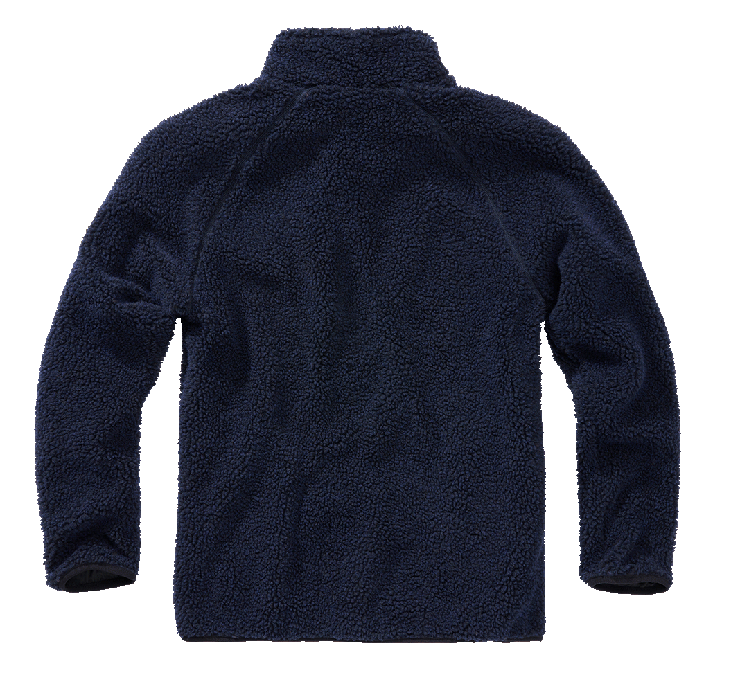 Brandit Teddyfleece Troyer bunda flísová, námornícka modrá