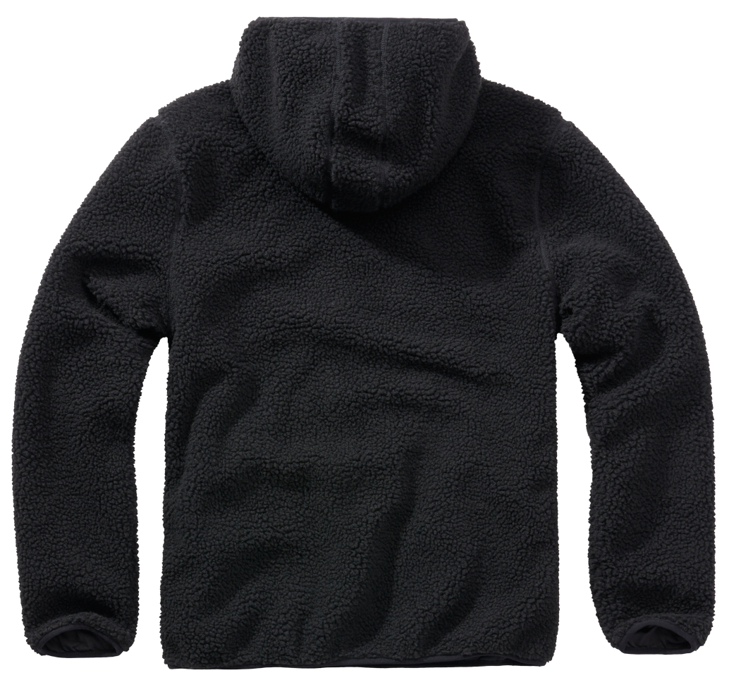 Brandit Worker pullover Teddyfleece, čierna