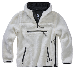 Brandit Teddyfleece Worker Fleece Pullover, White