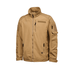 Brandit Ripstop Fleece Jacket, Camel
