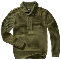 Brandit Alpine pulover, olivno zelen