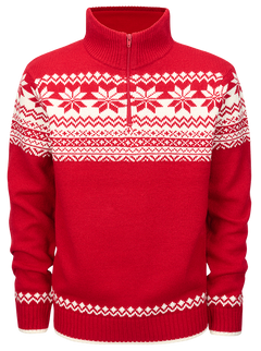 Brandit Norwegian Troyer Sweater, Red