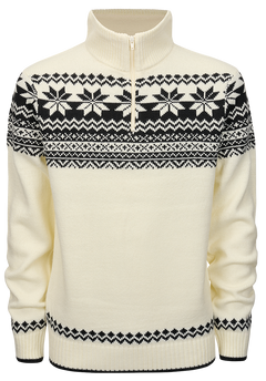 Brandit Norwegian Troyer Sweater, White