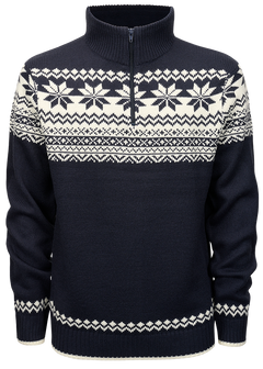 Brandit Norwegian Troyer Sweater, Navy Blue