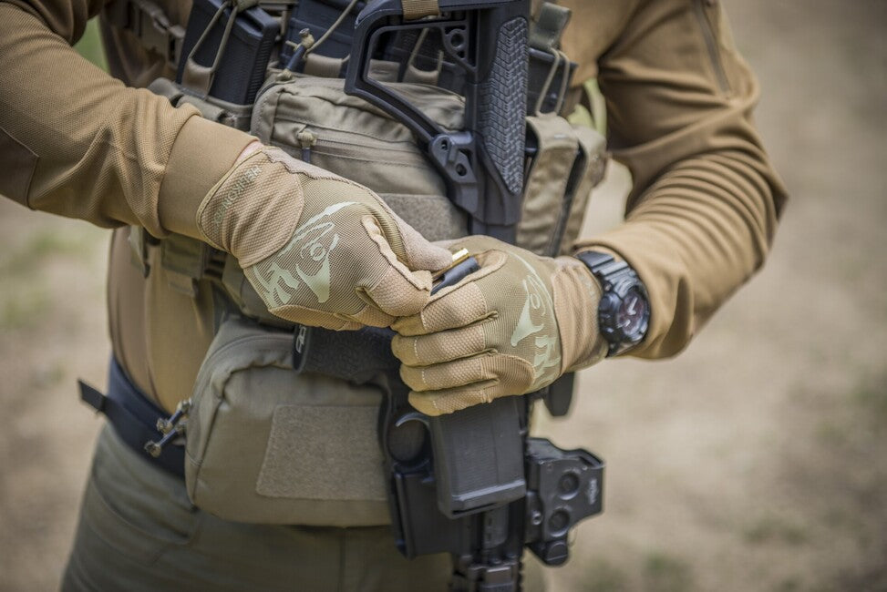 Helikon-Tex Range Tactical Gloves, PenCott WildWood™/Coyote