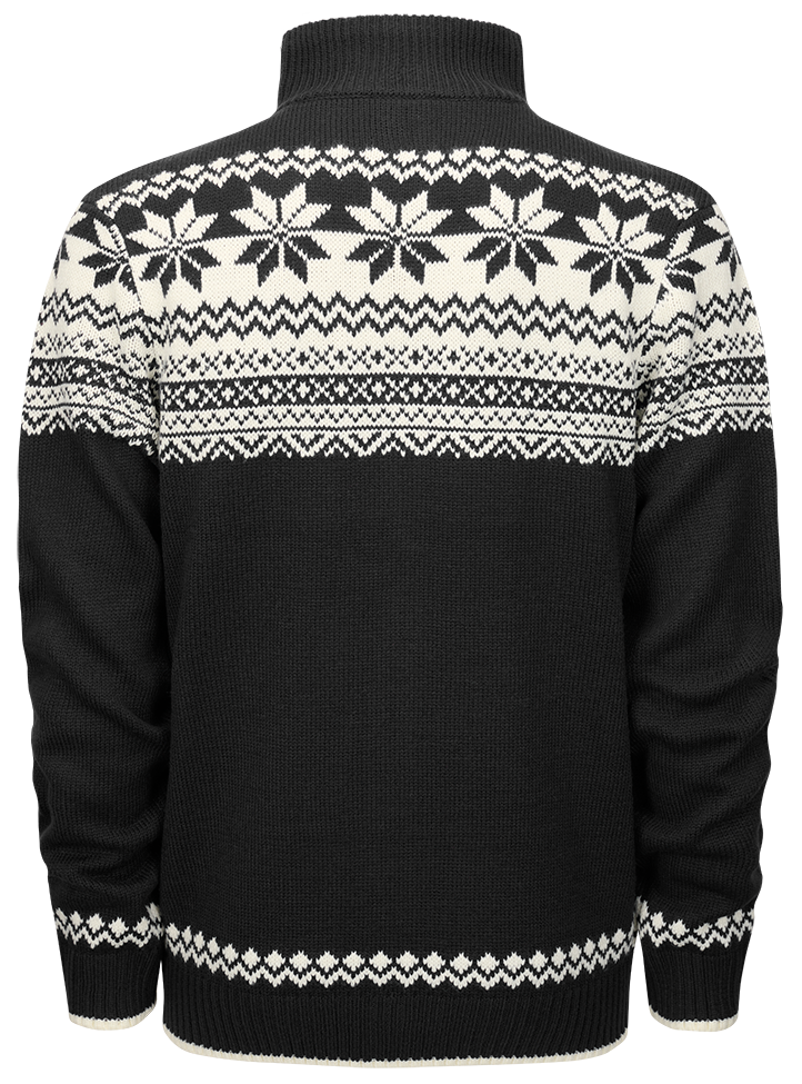 Brandit Norwegian sveter so zapínaním na zips, čierna