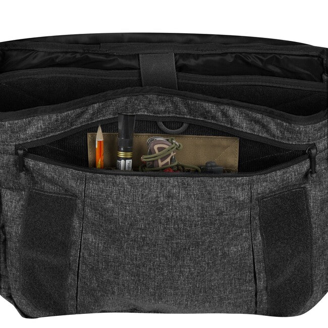 Helikon-Tex Urban Shoulder Bag Medium, Nylon, Melange Black-Grey
