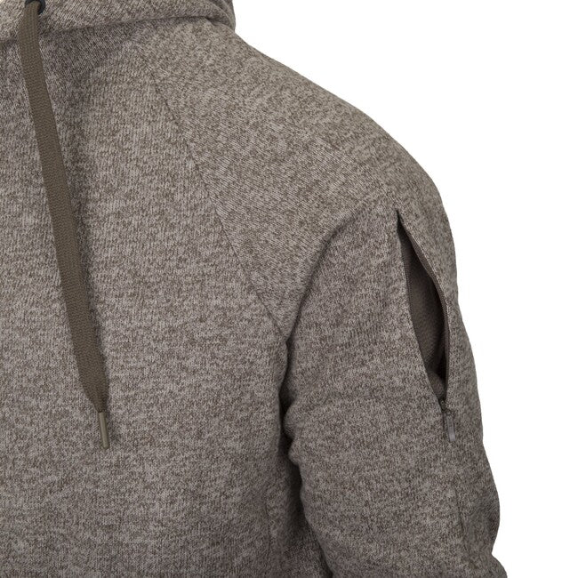 Helikon-Tex Covert Tactical Fleece Hoodie Full Zip, Red Melange