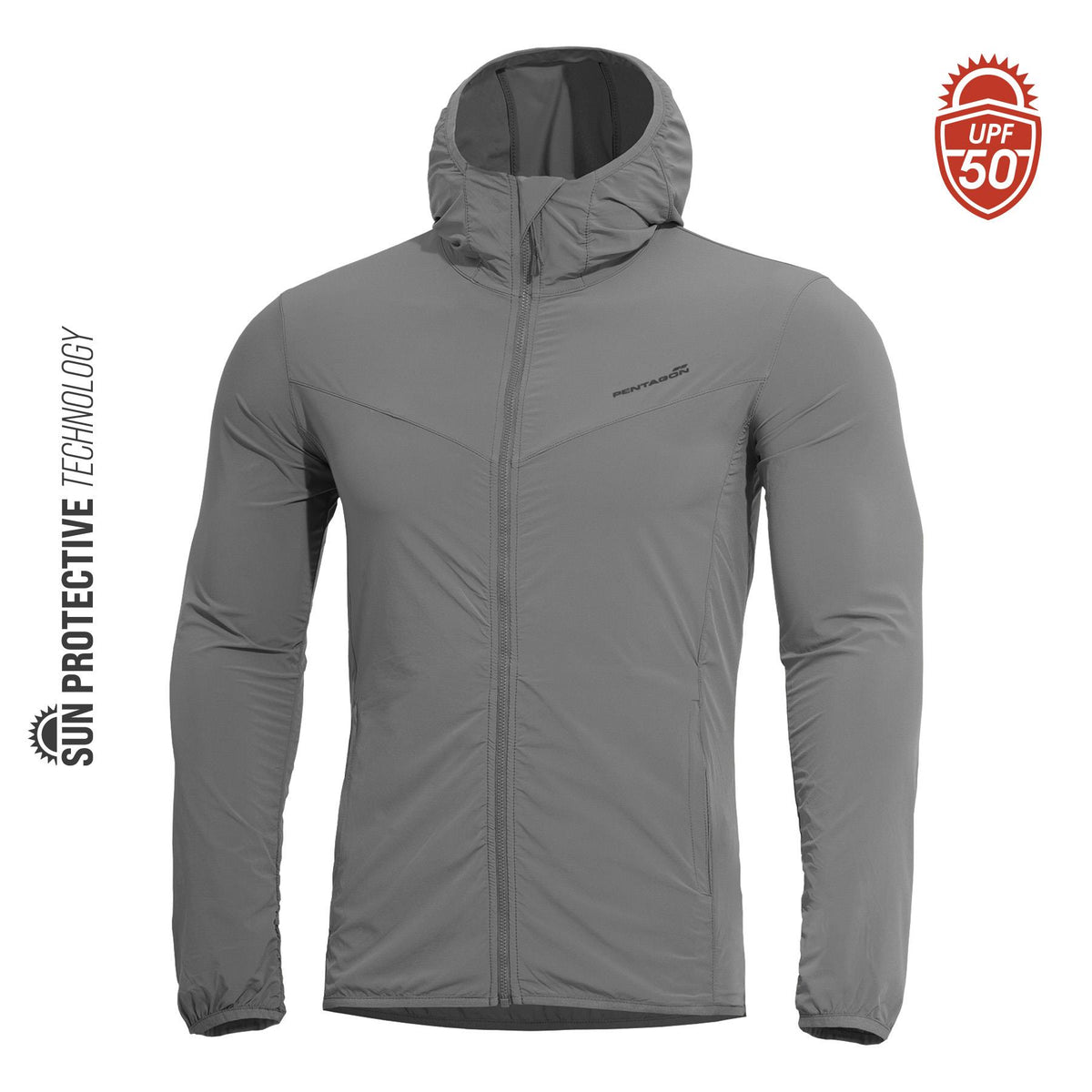 Pentagon Helios Sun Jacket SPF +50, Cinder Grey