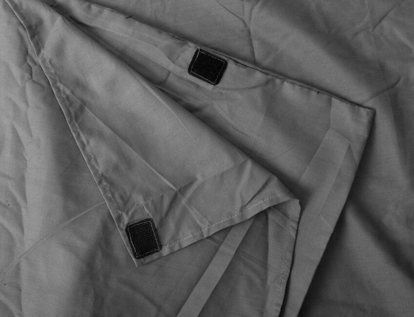 Origin Outdoors Poly-Cotton Sleeping Bag Liner, Rectangular, Anthracite