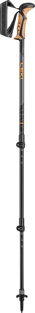 LEKI Khumbu AS Trekking Poles, Dark Anthracite-Orange-Black, 110-145 cm