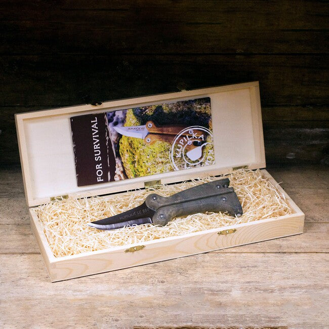 Kupilka LC 850 Knife in Wooden Gift Box, Brown