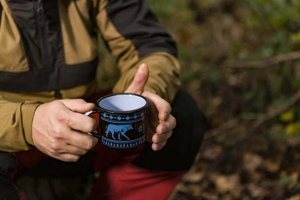 Helikon-Tex Enameled Mug WOLF 0.35L - Blue Edition