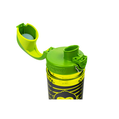 Nalgene Grip-n-Gulp Sustain Kids Water Bottle 0.35L, Green Monkey