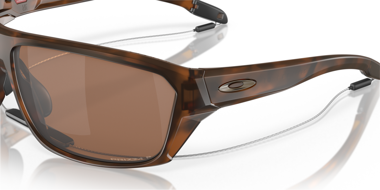 Oakley SPLIT SHOT Sunglasses 64, Matte Brown Tortoise Frame, Prizm Tungsten Polarized Lenses