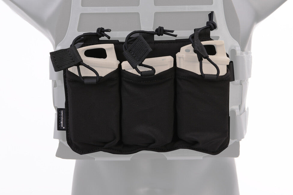 Emersongear Triple Magazine Pouch for SS TAC Vest, Black
