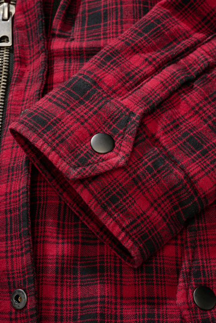 Brandit Classic Sherpa Jacket, Black-Red