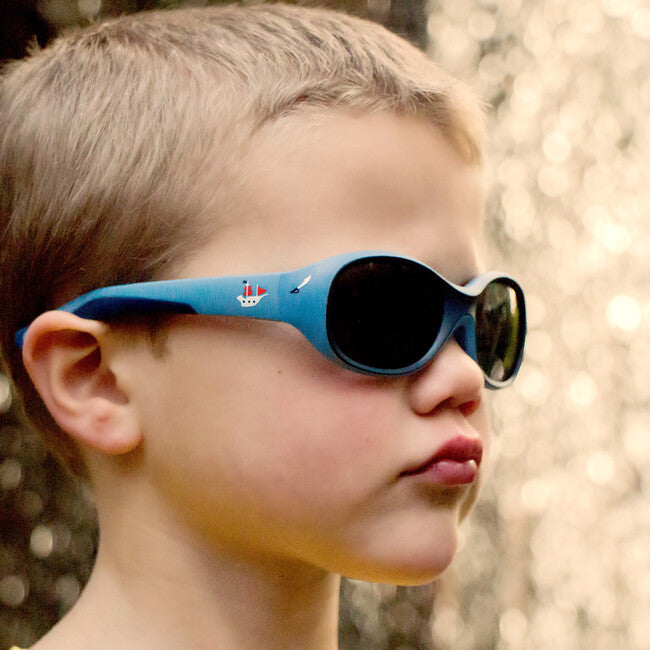 ActiveSol Kids Boy Detské polarizačné slnečné okuliare Piráti