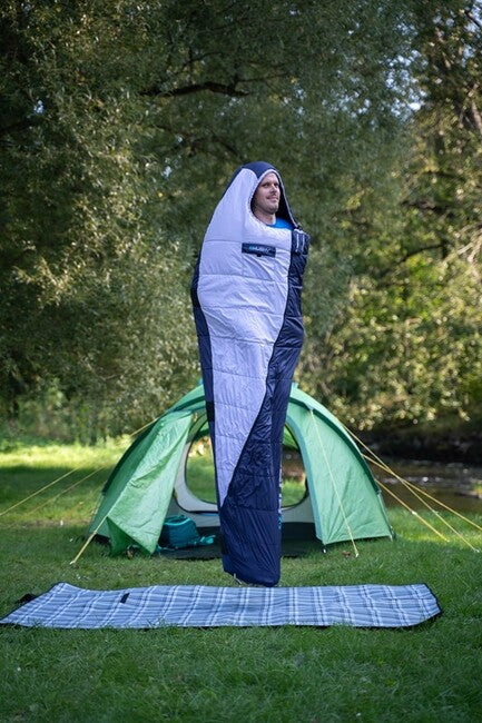 HUSKY Enemy Synthetic Three-Season Sleeping Bag -12, Blue