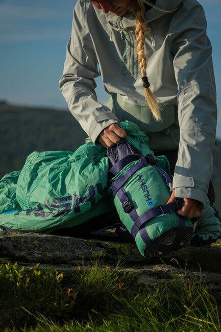 HUSKY Dinis Paper Sleeping Bag -10, Blue/Mint