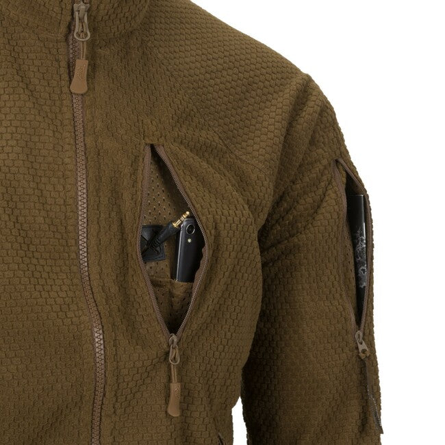 Helikon-Tex Alpha Tactical Fleece Jacket, Navy Blue