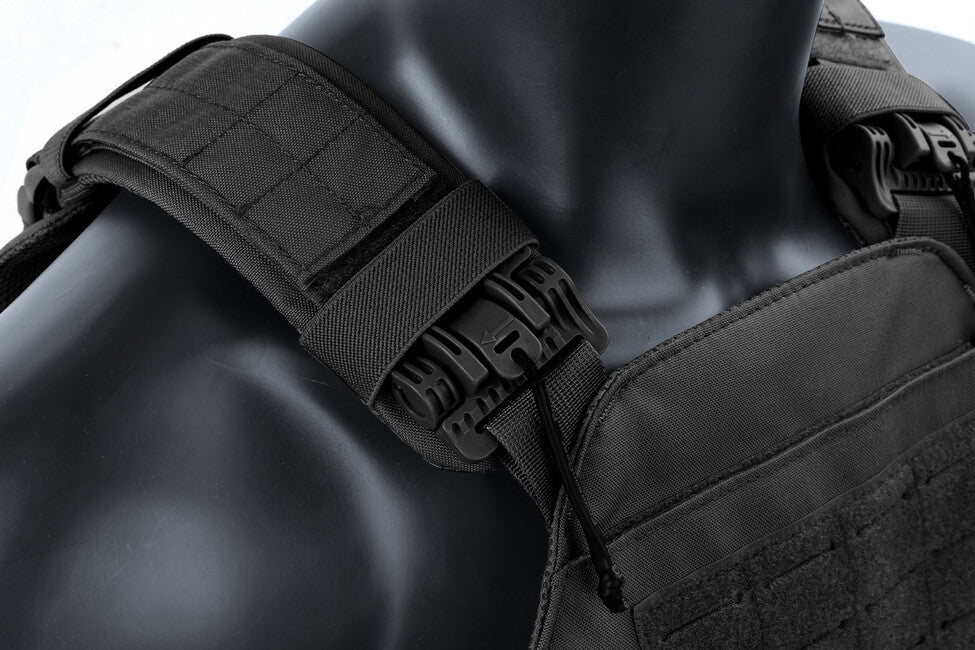 Emersongear Nosič plátov W Roc, čierna 500D