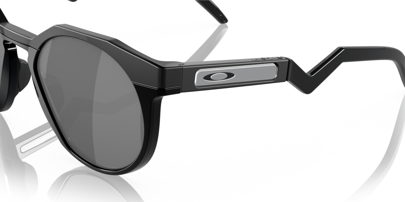Oakley HSTN Sunglasses, Matte Black Frame, Prizm Black Lenses, 52
