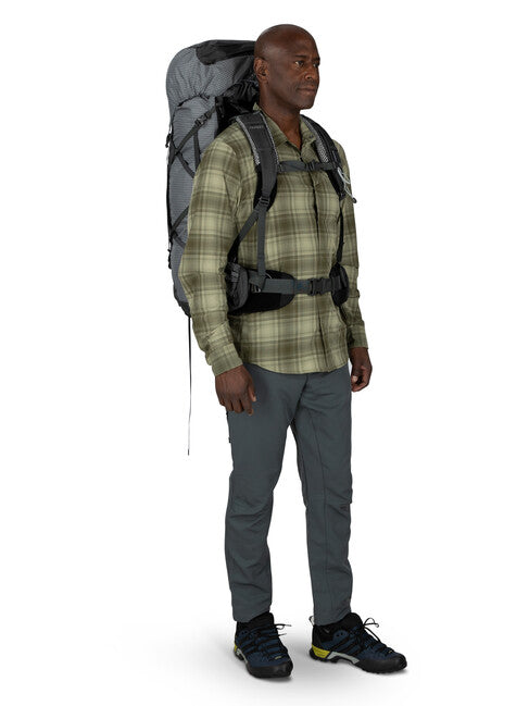 Osprey Aether Pro 75 Backpack, Silver Lining