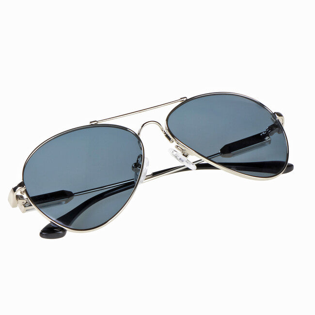 ActiveSol Kids Iron Air Children's Polarized Sunglasses, Silver