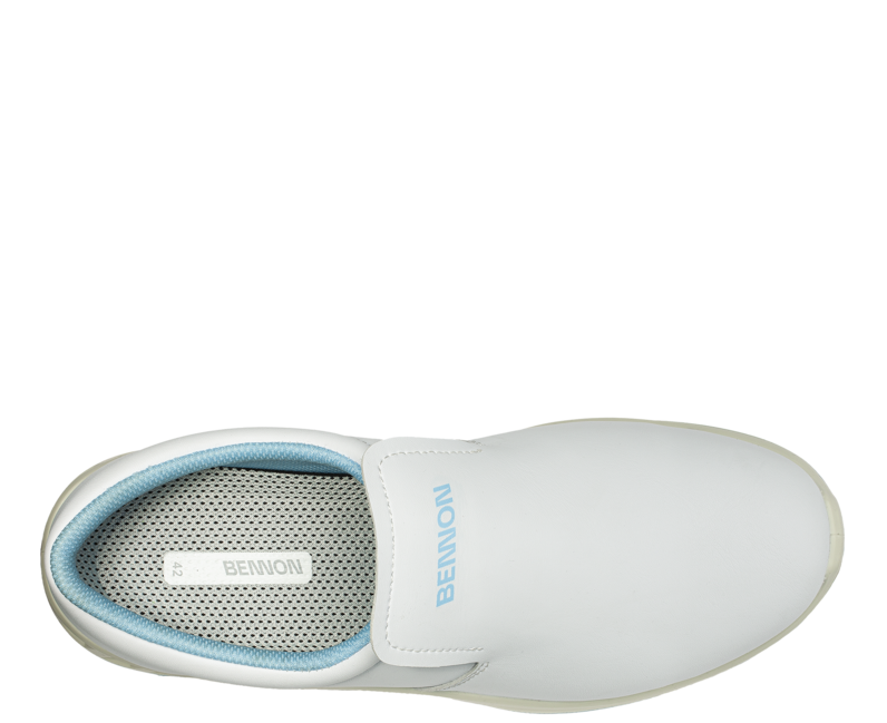 BENNON pracovné topánky WHITE S2 Moccasin