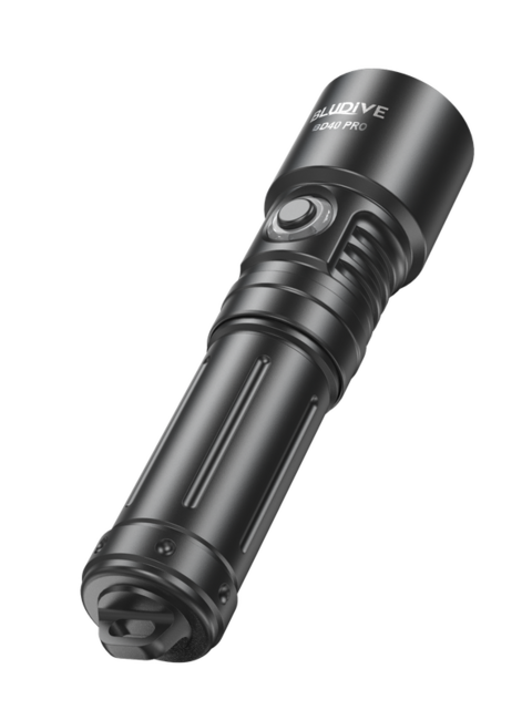 Bludive BD40 PRO Diving Flashlight, Black