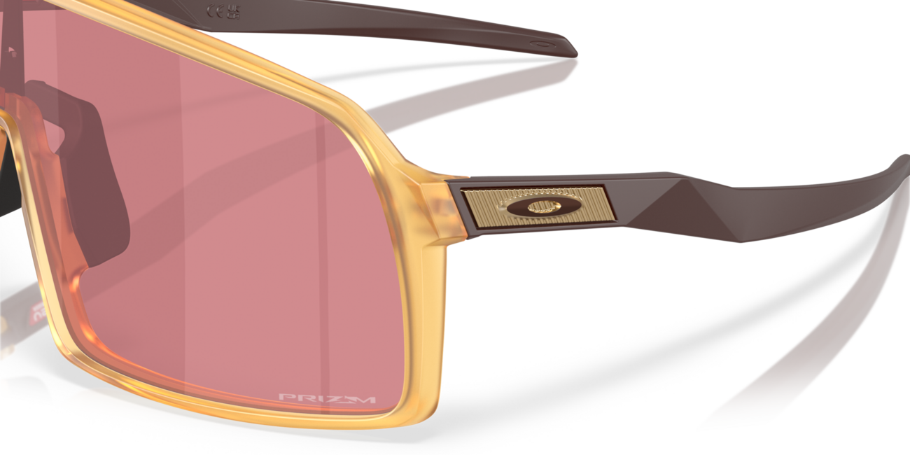 Oakley SUTRO Sunglasses, Matte Trans Light Curry Frame, Prizm Dark Golf Lenses